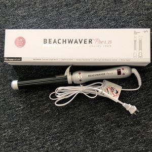 Beachwaver Pro 1.25 Professional Rotating Curling Iron, Dual Voltage